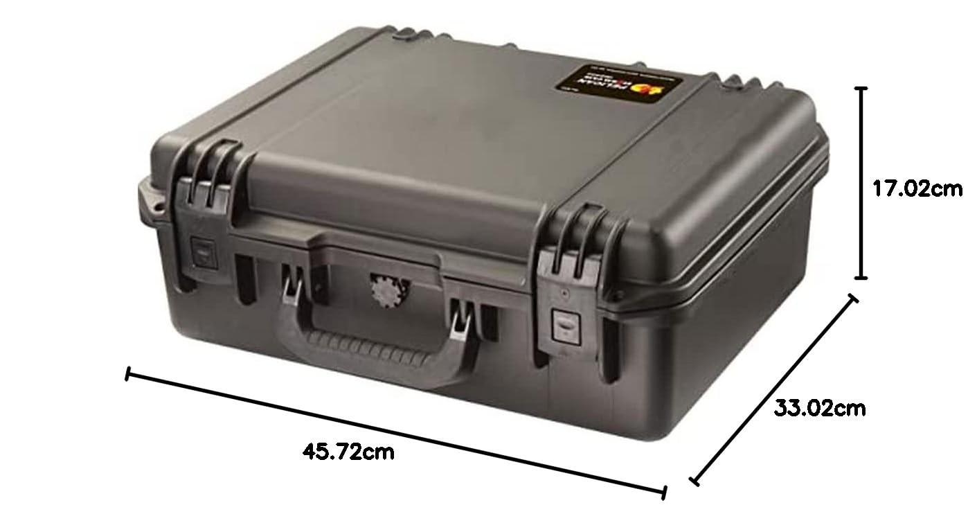 PELI Storm IM2400 Professioneller Kamerakoffer, Wasser- und Staubdicht, 26L Volumen, Mit Schaumstoffeinlage (Anpassbar), Schwarz