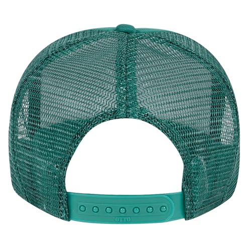 Image of OTTO Polyester Foam Front 5 Panel High Crown Mesh Back Trucker Hats in 97, Bulk, Wholesale