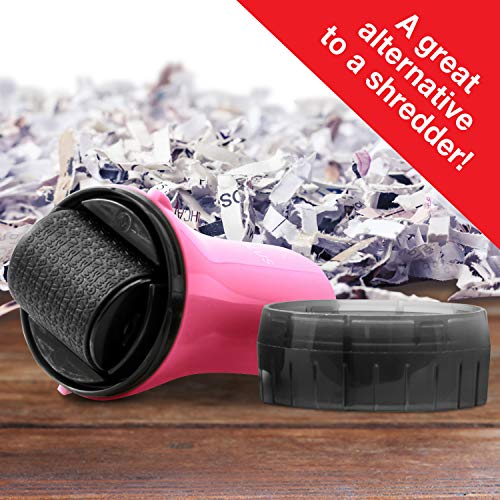 Image of Guard Your ID Wide Advanced Roller 2.0 Identity Theft Prevention Security Stamp Pink