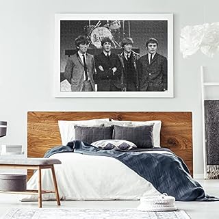 Puzzles 1000 Pièces pour Adultes Les Beatles Puzzles Groupes Célèbres 1000 Pièces Puzzles pour Adultes pour Jeu Familial Ados Et Enfants 1000pcs (75x50cm) – Image 7