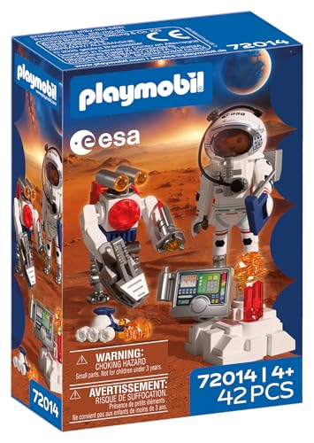 PLAYMOBIL Space Astronauta de la ESA con Robot | Con vehículo
