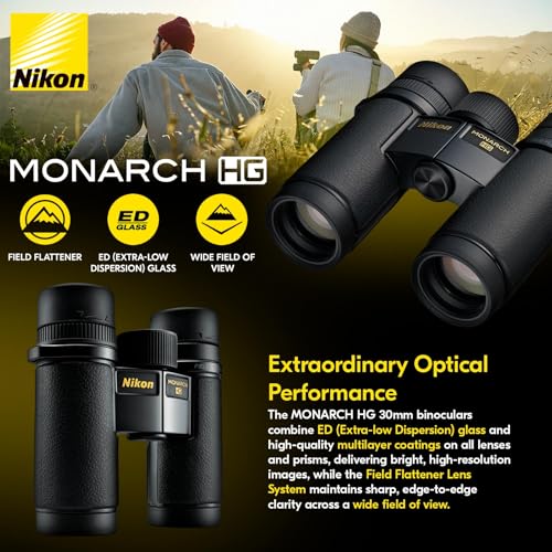 Binoculares Nikon Monarch HG 8x30mm miniatura 6
