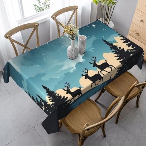 Nappe rectangulaire en tissu décoratif rustique haut de gamme - 2