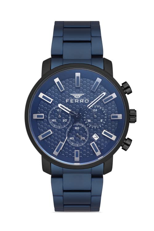 Ferro Aversa Analog Blue Dial Mens Watch-FM11914A-ZA (B09RPT2GWX) Amazon Price History, Amazon Price Tracker