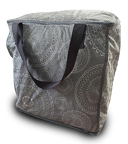 Bolsa transportadora para Thermomix tm31 & Tm5 & TM6 y Mambo Cecotec Mandalas Grises
