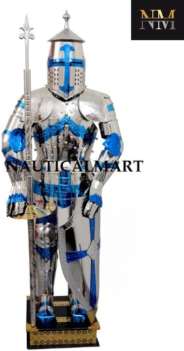 Medieval Full Suit of Armor Knight Fighting Templar Body Armour Cosplay LARP Reenactment Costume