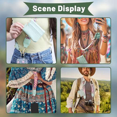 TIutmivo Organizador para Teléfono Móvil Con Bolsillo Con Cremallera, Cadena Universal y Correa para Colgar, Bolsa de Clip - imagen 6