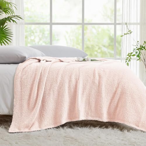 Image of CYMULA Kids Blanket for Boys Girls 30x40 inches, Soft Cozy Warm Fuzzy Swaddle Throw Blanket for Crib Stroller, Pink