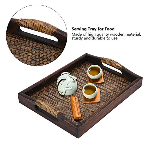Prexey Bandeja de servicio multiusos Plato para juego de té Frutas Caramelos Comida Home Hotel - Imagen 6