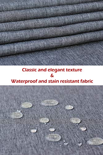 Grey Table Runner 72 Inch, Outdoor Dresser Scarf, Waterproof Gray Coffee Table Runner, Long Dining Table Runners, Decor For Fiesta, Dinner Parties, Wedding, Thanksgiving, Halloween, Christmas #TOP3