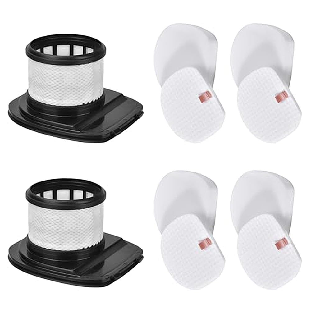 WZ240 Filtro de repuesto para mascotas inalámbrico para aspiradora WZ250 WZ140 IX140 IX142 IZ140 IZ142 IZ242 UZ145 UZ155, incluye 2 filtros y 4 fieltro de espuma