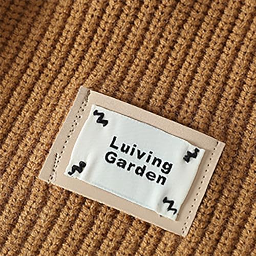 Men's Knit Oversized Sweater Colorblock Sweaters Unisex Crew Neck Long Sleeve Casual Streetwear Tunic Pullover Jumper3