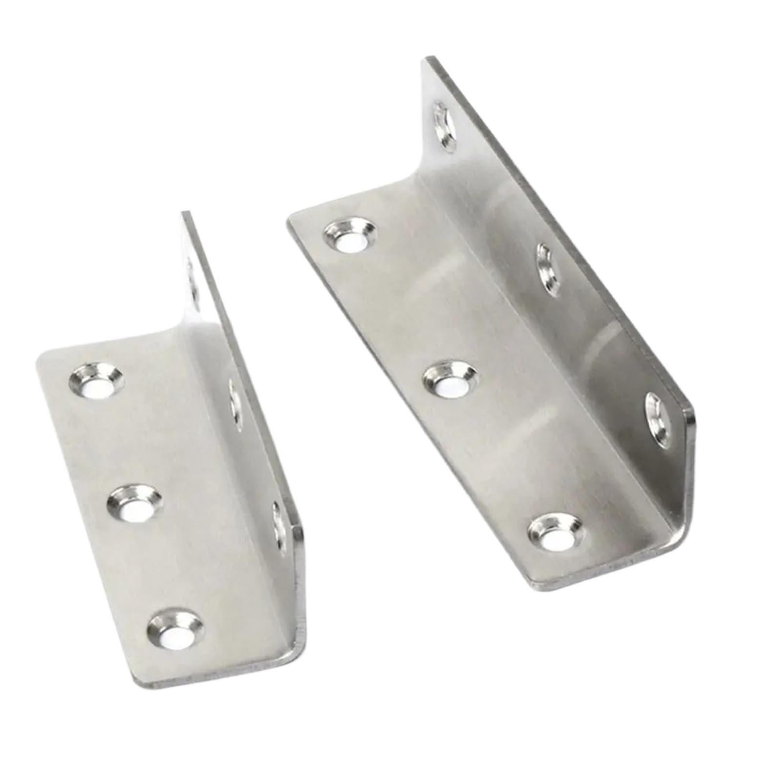 Irfhdcx 27X27x325mm Shelf Bracket Stainless Steel Angle Corner Code 90 Degree Thicken Extended Brackets Stand L Shape Furniture Hardware(27X27x325mm)