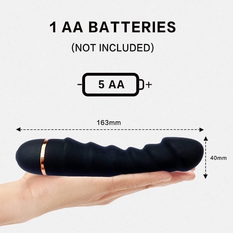 Female Vibrator, Multi-Mode Wand Massager, 10 Mode Vibration, Medical Grade Silicone,Wave Type Wand Design, 100% Waterproof