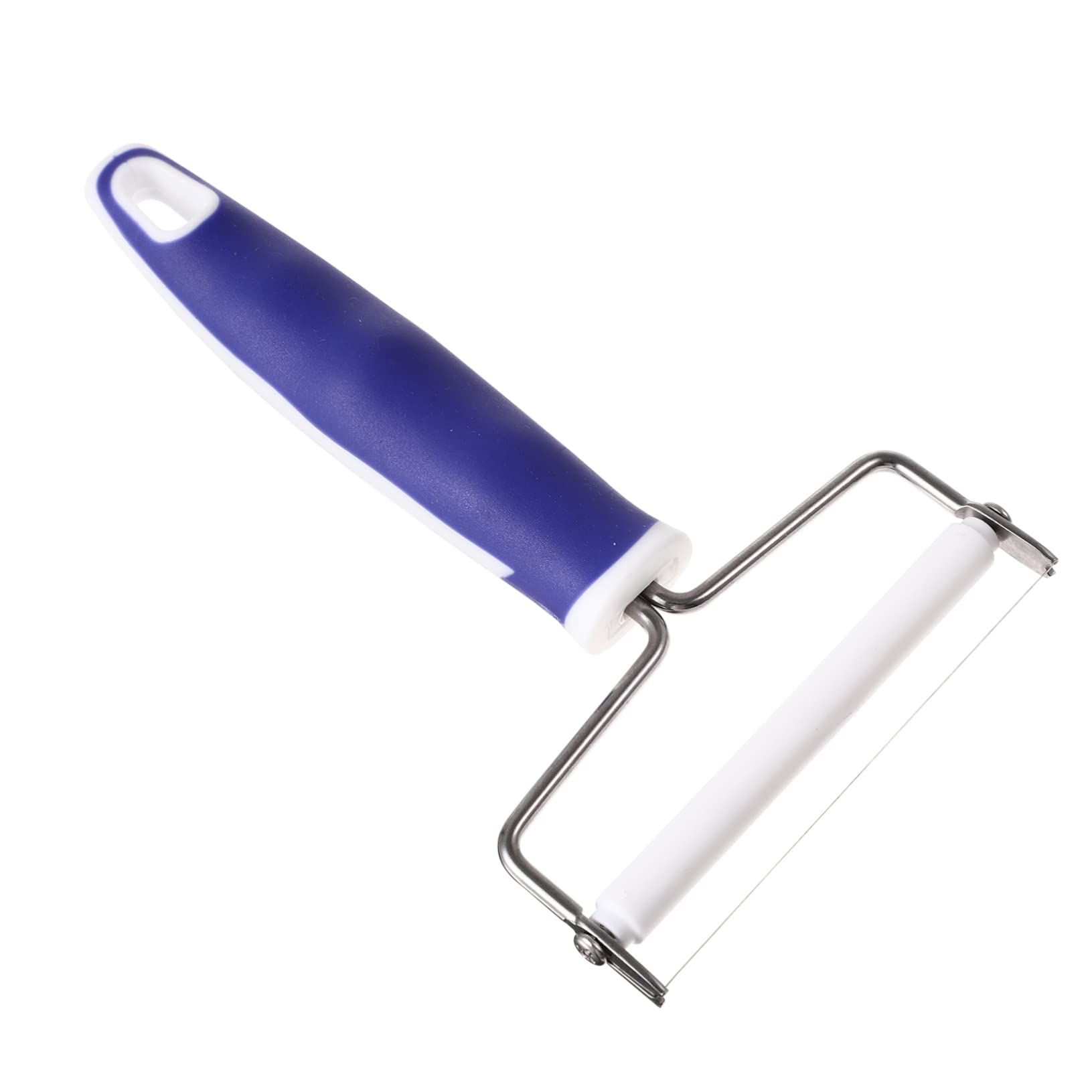 BESTYASH Plastic Handle Cheese Slicer Stainless Steel Cutter for Block Cheese Ergonomic Design with Hanging for Non Stick Surface for Effortless Cleaning