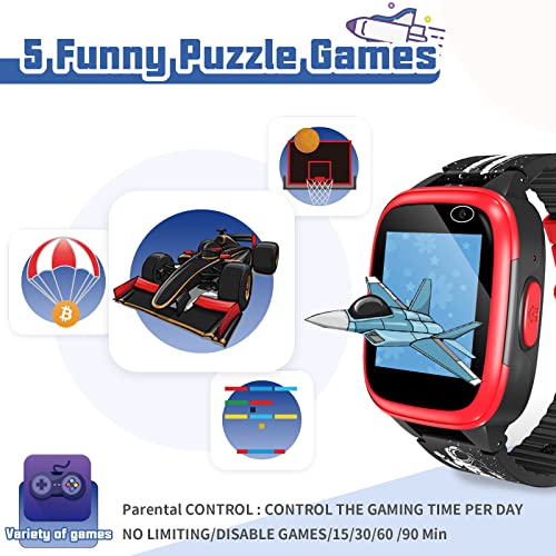 Ziegoal Kids Smart Watch For 3-12 Year Old Boys Hd Dual Camera With Games Toddler Birthday Multifunction Touch Screen Learning Educational Toys For Boys Age 3 4 5 6 7 8 9 10 #TOP3