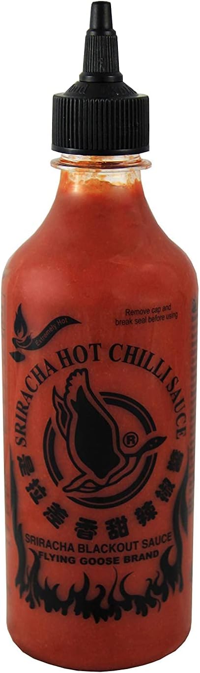 Flying Goose Sriracha Blackout Super Hot Sauce 455ml : Amazon.co.uk: Grocery