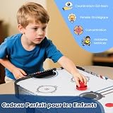 COSTWAY table air hockey compacte avec marqueur LED photo 4