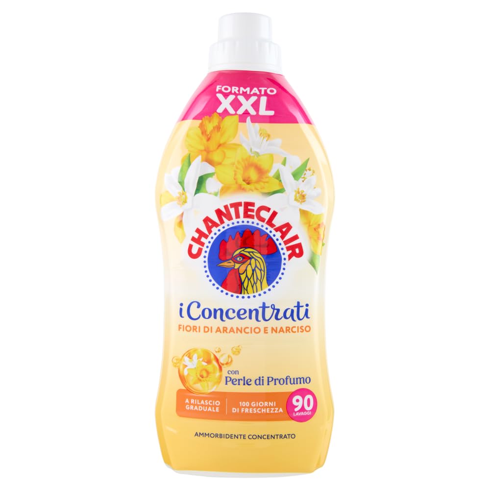 Chanteclair I Suavizante concentrado, azahar y narciso, 90 lavados, 1800 ml + llavero Beni Culinari gratuito