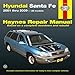 Read Online Hyundai Sante Fe, 2001-2009 Repair Manual (Haynes Repair Manual) PDF
