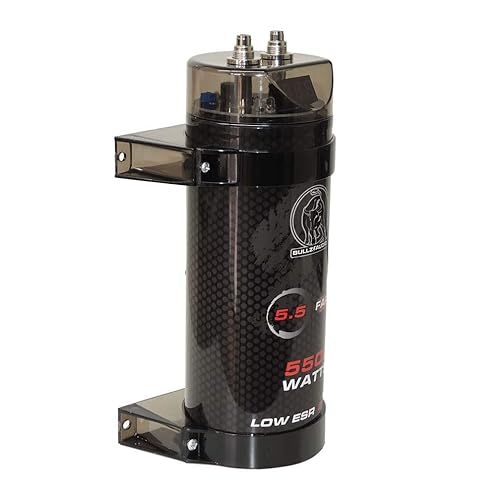 Audiopipe BCAP5.5 Bullz Audio 5,5 Condensador de Farad con Pantalla Digital de Voltaje