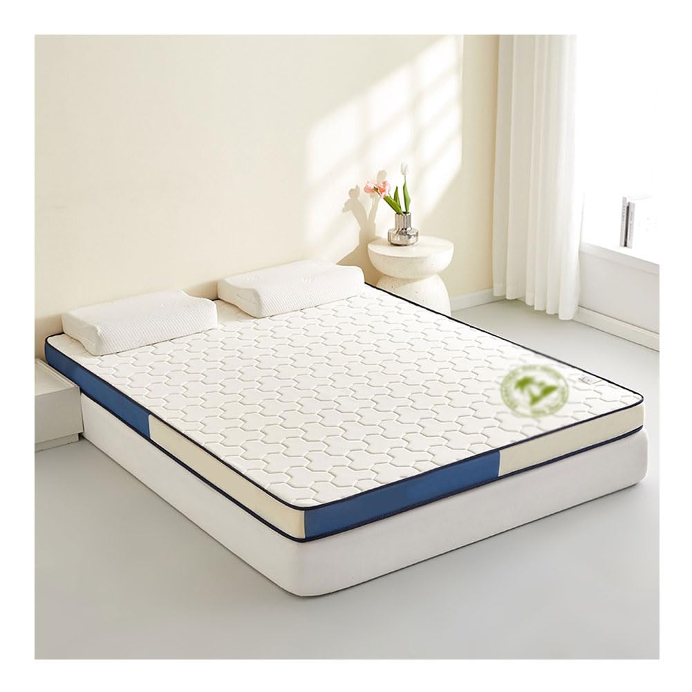 Ghygetrich Mattress Topper, Single Mattress Double Mattresses Double Mattress Topper Memory Foam Mattress Topper Blue 180x200cm