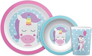 Kit Refeição Animal Fun - Unicórnio, Buba, Multicolorido