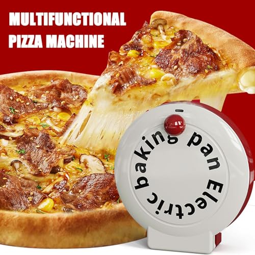 Elektryczny ekspres do pizzy, dwustronna patelnia grzewcza 1000 W, 4 w 1, do naleśników, omletów i innych, powierzchnia do gotowania 20 cm