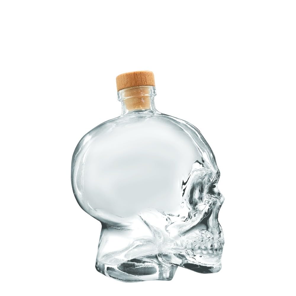 VB VIN BOUQUET FIA 1457 Decanter per teschi da 1 litro, design unico ed elegante, perfetto per Whisky, vino e liquori