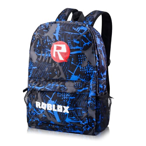 yumcute Ro-blx Kinder Rucksack Druck rucksack Jugendlichen Rucksack Jungen 10 Jahre kinder Schulrucksack Jungen Große Kapazität Reiserucksäcke Cartoon Anime Schultaschen für Kinder