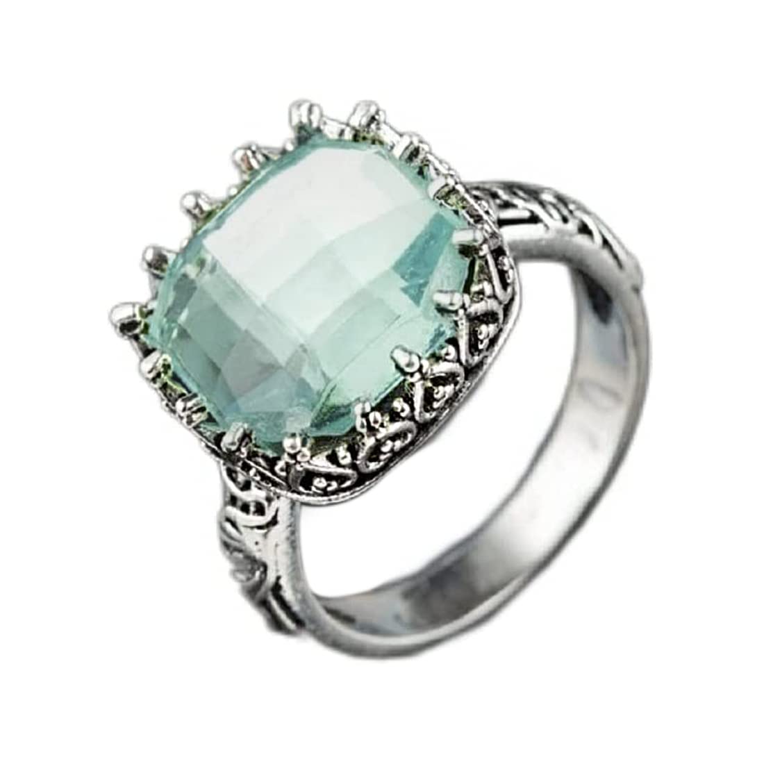 Yellow Chimes Ring For Women Silver Oxidised Green Stone Studded flattering Rings For Women and Girls (B0BY86GY3X) Amazon Price History, Amazon Price Tracker