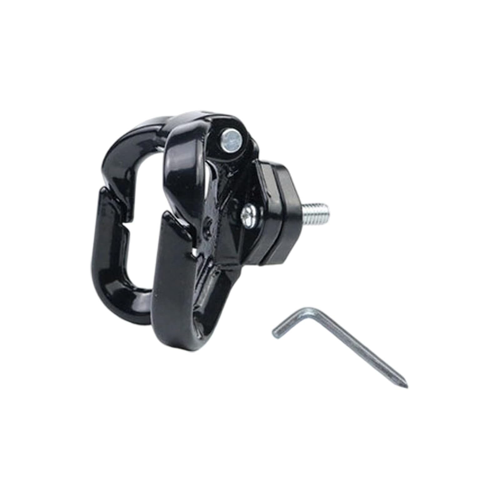 HZBB Front-Mount Motorcycle Cargo Hook Heavy Duty ABS/Aluminum Alloy Hanger for Ebikes & Scooters, Quick Installation Ebike Accessory Hook