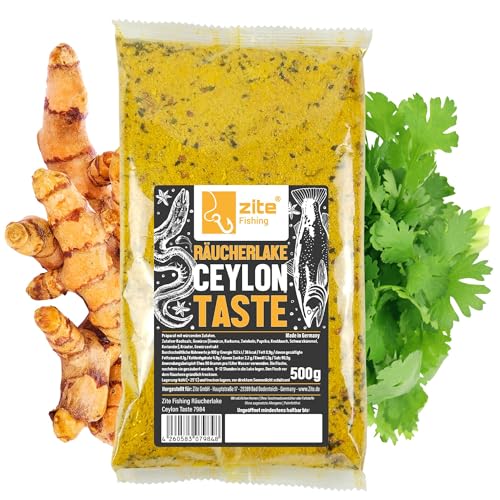 Zite Fishing Räucherlake Ceylon Taste 500 g - Räucherlauge für Fische - Natürliche Gewürzmischung zum Räuchern