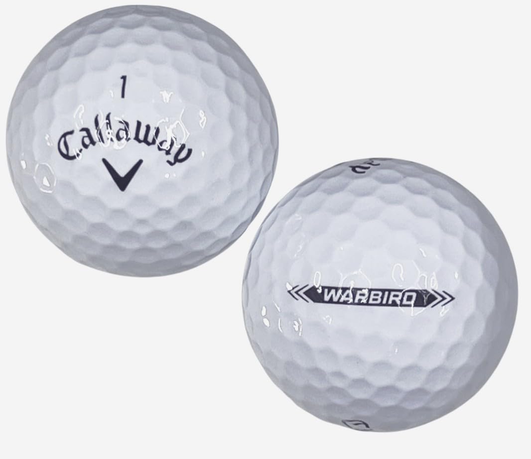 Golf Ball House…36 Warbird Golf Balls for Callaway/White/Premium (AAA) / Used-Recycled w/Mesh Bag