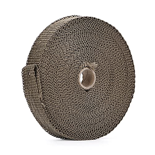 Bande thermique échappement titane 15 m bouclier tuyau voiture