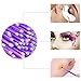 400 PCS Micro Applicator Brushes Dental Brush - Yookat Disposable Micro Applicator Brushes for Eyelash Extensions and Oral Using Micro Brushes Bendable Microfiber Applicators Purple