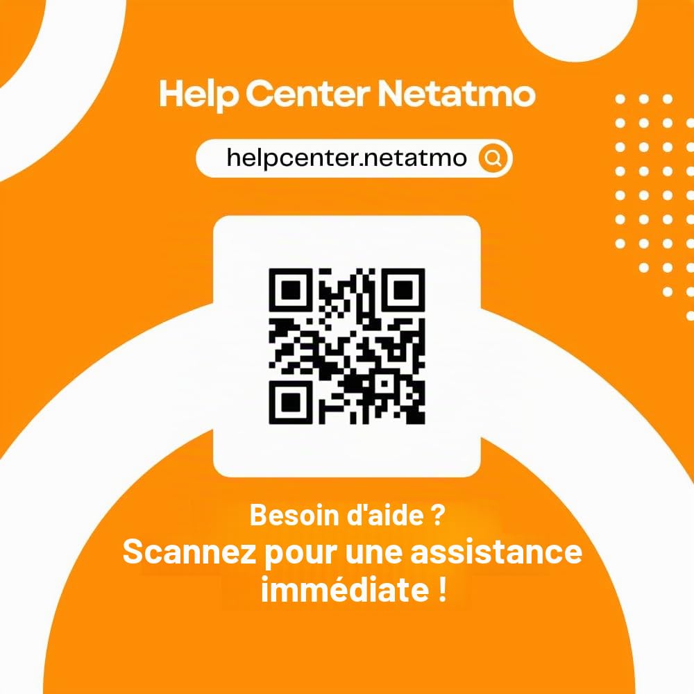 Netatmo Capteur Qualité Air Intérieur Intelligent, Détecteur CO2, Température, Humidité, Bruit - Contrôle Maison, Environnement Sain, Alertes Automatiques - NHC-EC
