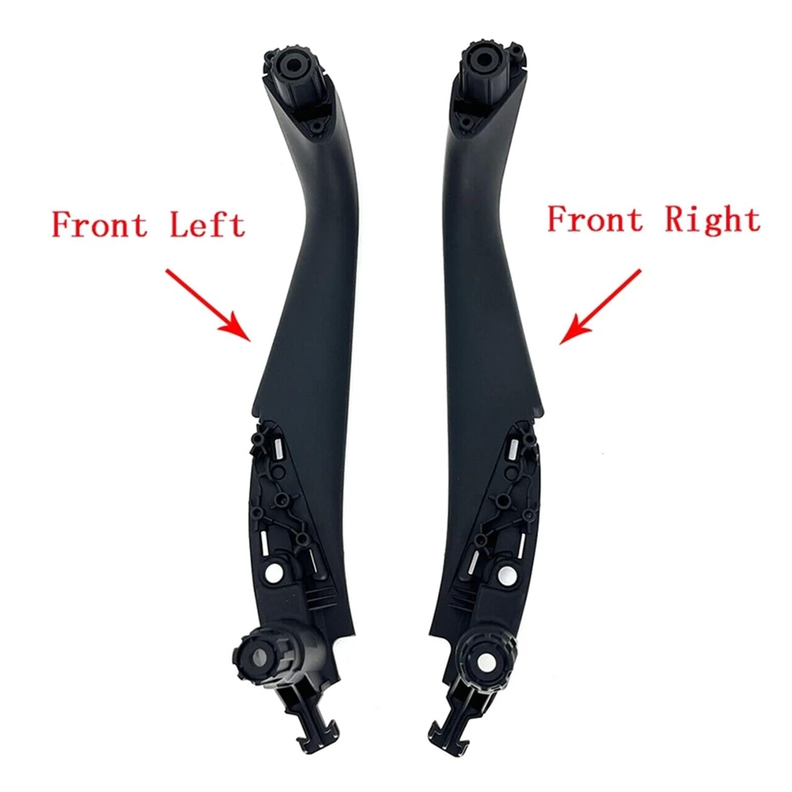 4Pcs Right Car Door Handle Inside Panel Trim Compatible for BMW 5