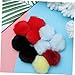 MERRYHAPY Craft Poms for Cat Toys 10pcs Colorful Fluffy Balls Cat Exercise Toys for Kitten Random