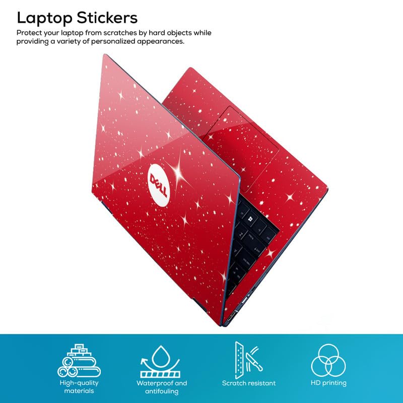 Image of Galaxsia DSGN 306 Full Body Laptop Skin Bubble-Free| Laminated & Removable | HD Quality Sticker for Laptops Upto 15.6 Inches Compatible with DELL
