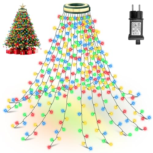 Joltix Weihnachtsbaum Beleuchtung 400 + 20 LEDs, Lichterkette für...