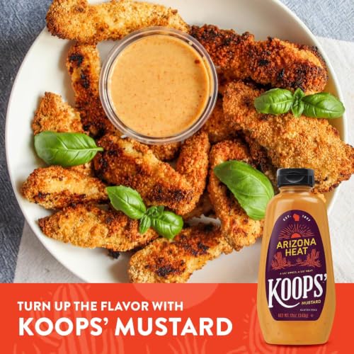 Image of Koops' Mustard Gluten-Free, Kosher, Made in USA, From Quality Mustard Seeds, Creamy (Arizona Heat & Jalapeno)