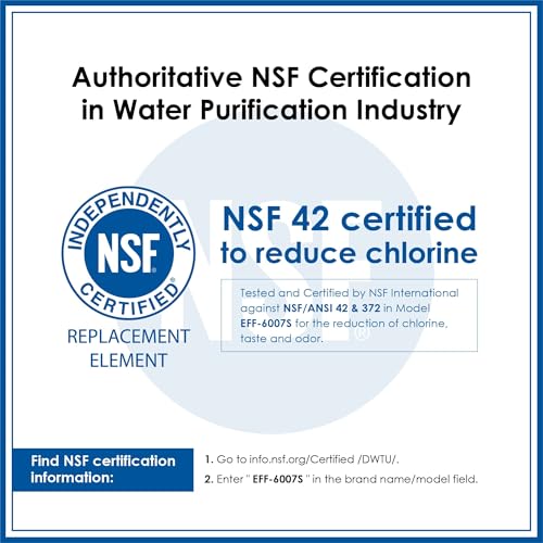 Waterdrop UKF8001 Refrigerator Water Filter 4, Replacement for Whirlpool® EDR4RXD1, EveryDrop® Filter 4, Maytag® UKF8001AXX-750, UKF8001AXX-200, 46-9006, Puriclean II, WD-F07, 3 Filters