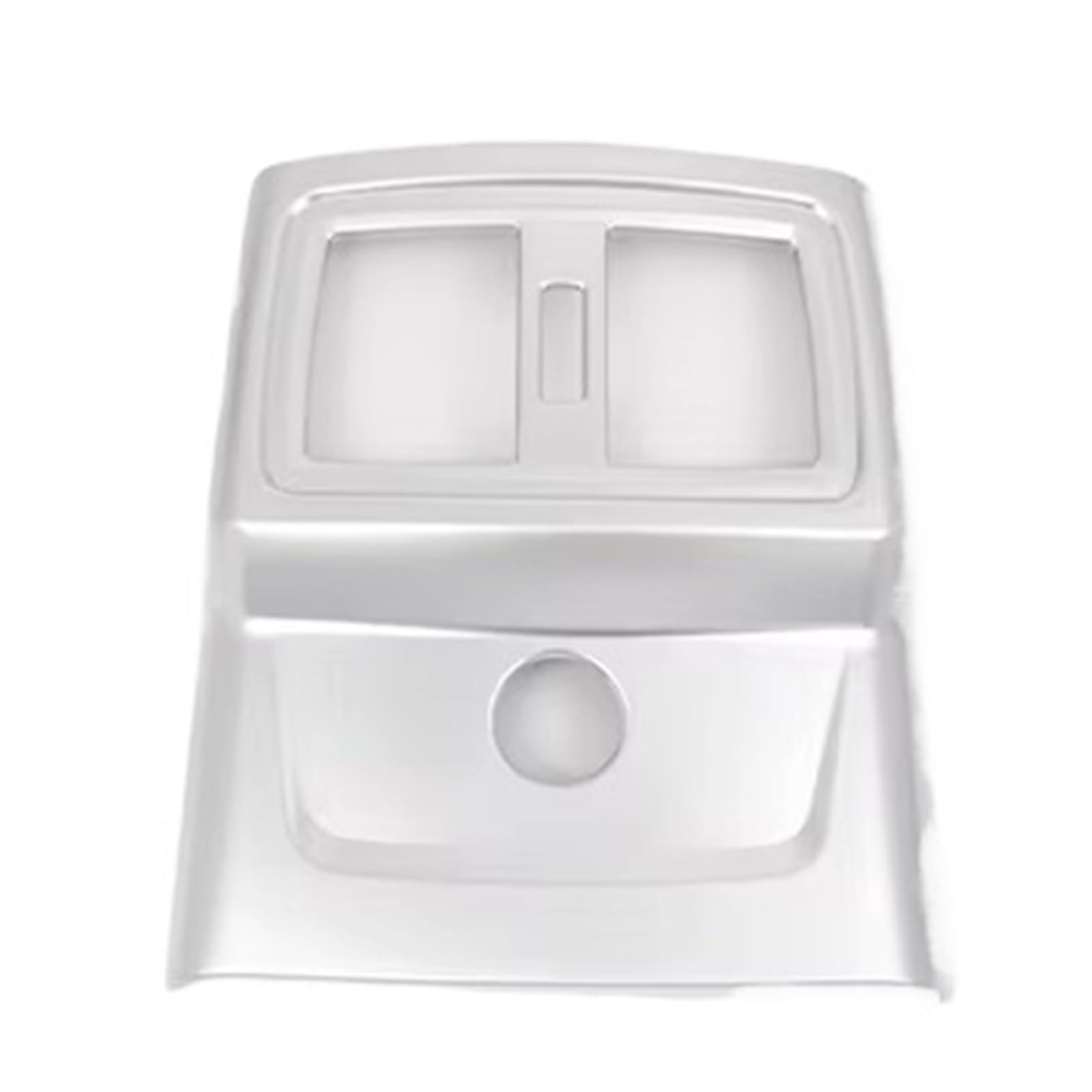 for BMW for X1 F48 for X2 F47 2016-2021 Car Rear Row Air Conditioner Air Outlet Frame Decorative Sticker Car Interior Mouldings(B-Silver)