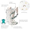 Infantino Flip 4-in-1 Convertible Baby Carrier, Adjustable, Ergonomic Babywearing, Registry Essential, Baby Carrier for Newborn to Toddler, Rainbow #4