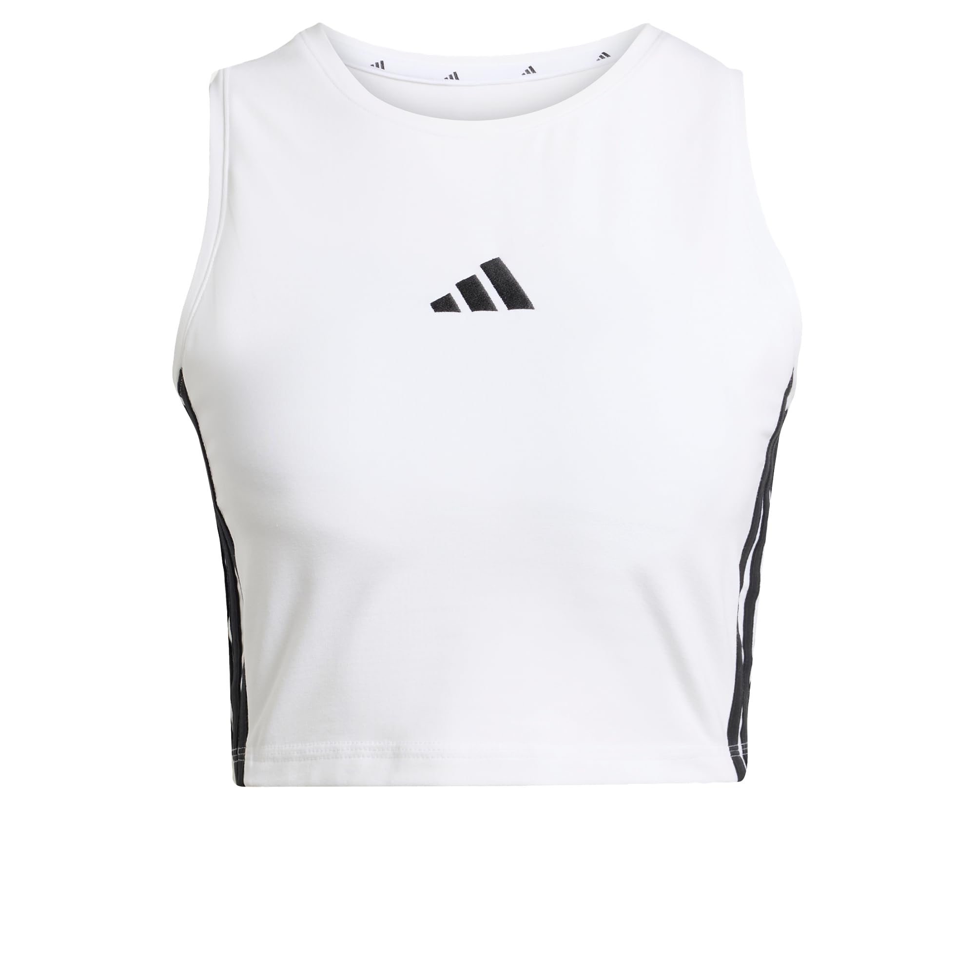 Adidas Women's Blanc Tank Top Essentials 3-Stripes