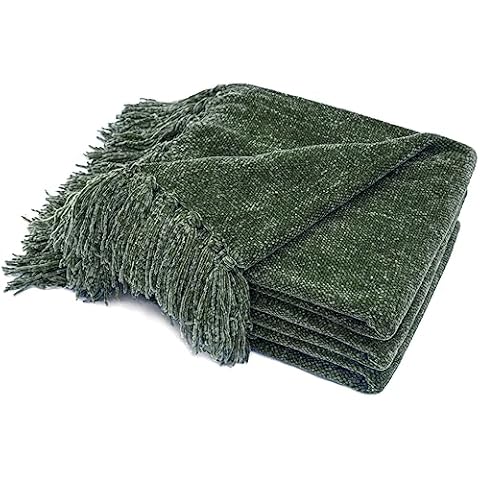 RECYCO Soft Cozy Chenille Throw Blanket Cover