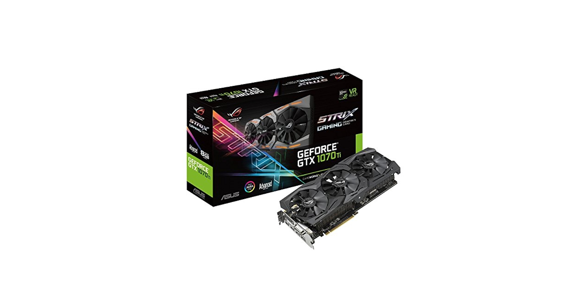 【動作品】ROG STRIX GTX1070ti A8G Amazon.com: ASUS ROG Strix GeForce GTX 1070 Ti 8GB GDDR5