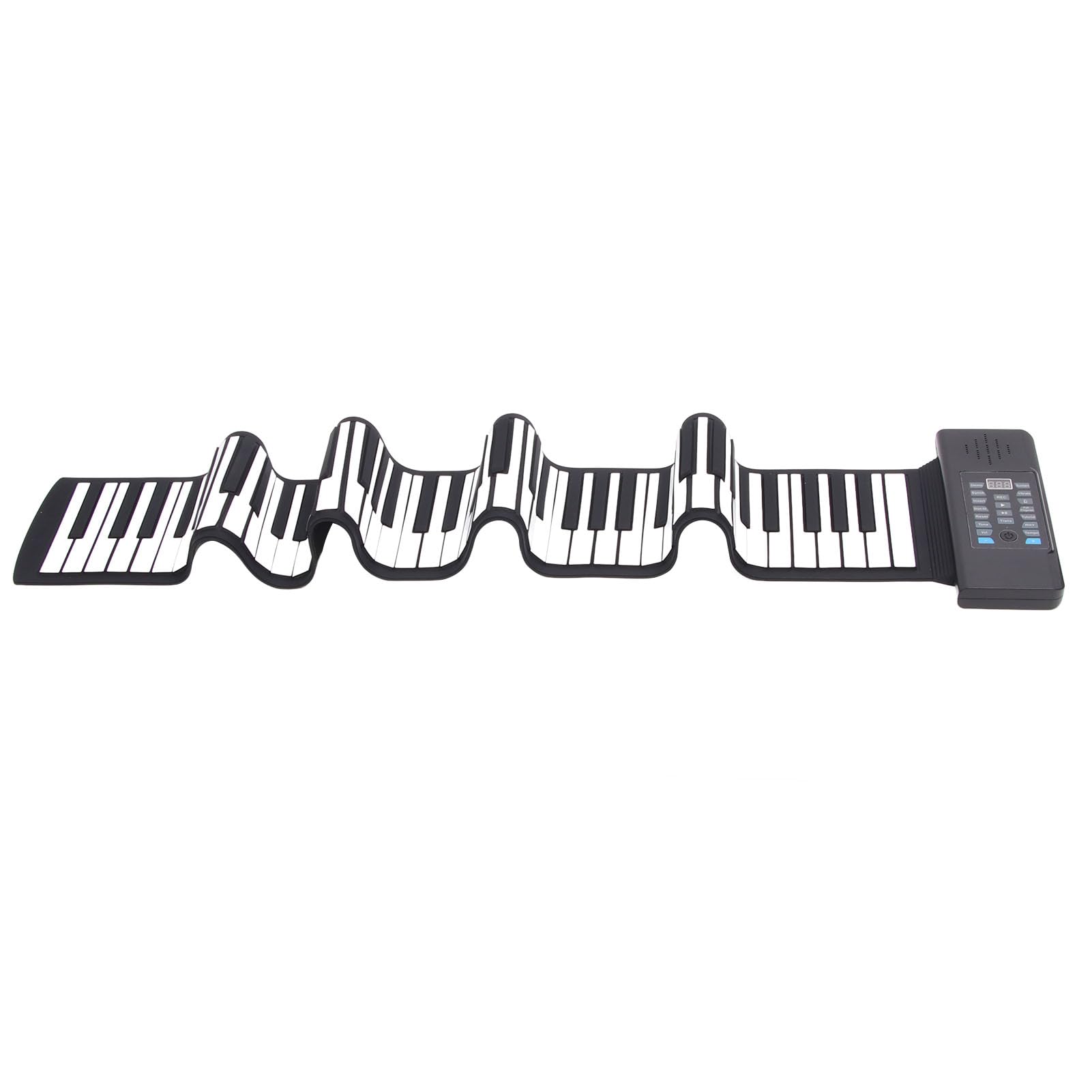 88 Klawiszy Roll Up Piano Ręcznie Zwijana Elastyczna Klawiatura Pianina Elastyczna Elektroniczna Klawiatura Muzyczna Piano 100-240 V (wtyczka UE)