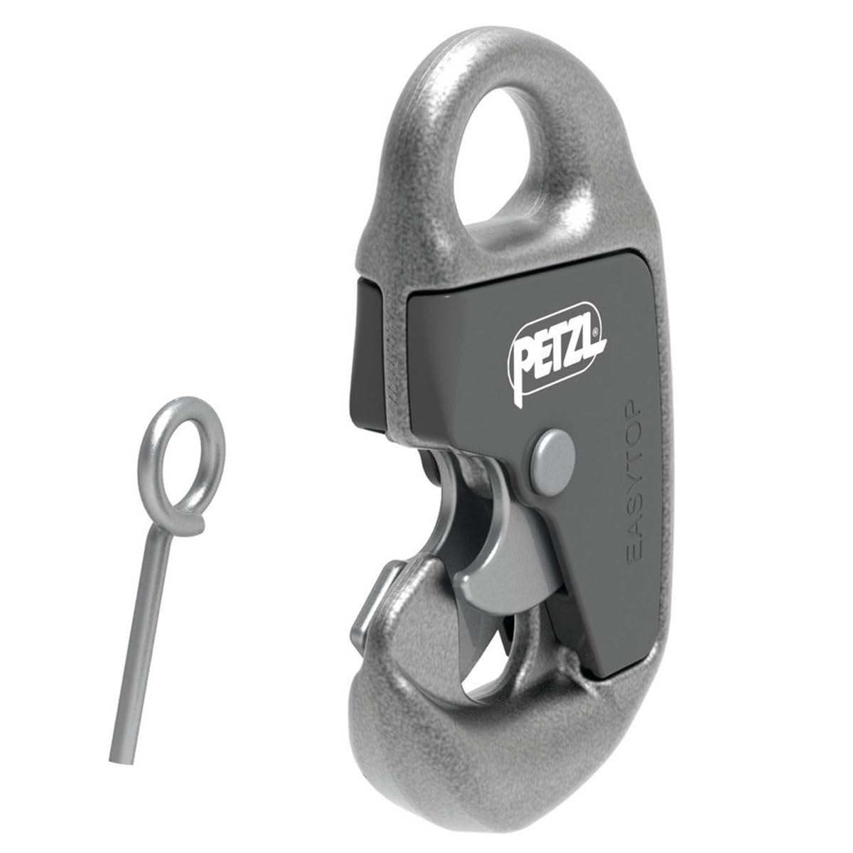 PETZL, Easytop® Stainless, Karabiner Parkplatz, Grau, Taglia Unica, Unisex-Adult
